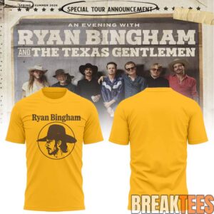 Ryan Bingham ‘Still Gettin’ Away With It Tour’ 2026 Yellow Tee