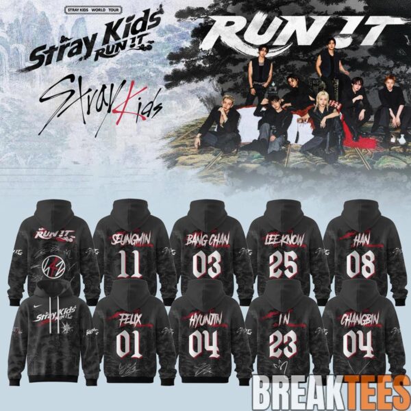 STRAY KIDS RUN IT WORLD TOUR 2026 Edition Hoodie - Trending