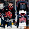 Kelowna Rockets Memorial Cup 2026 Night Custom Hockey Jersey