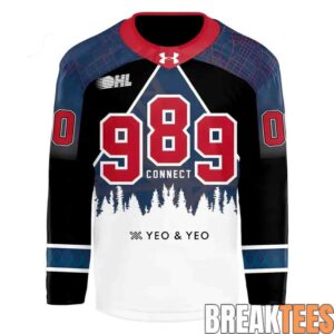 Saginaw Spirit 989 Connect Warmup Custom Hockey Jersey 1