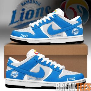 Samsung Lions Custom Dunk Low Sneakers
