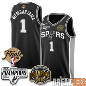 San Antonio Spurs 2026 NBA Western Conference Champions Basketball Jersey 2