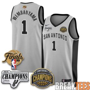 San Antonio Spurs 2026 NBA Western Conference Champions Basketball Jersey 3