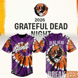San Francisco Giants Grateful Dead Night 2026 Jersey