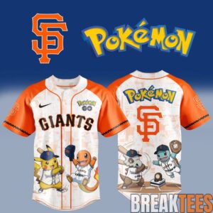 San Francisco Giants x Pokemon Night 2026 Special Jersey 1