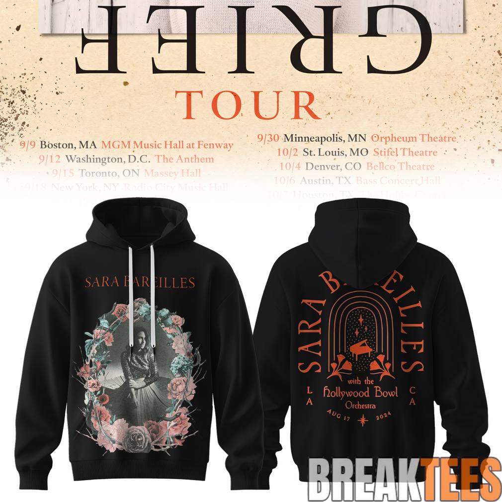Sara Bareilles ‘Good Grief’ Tour 2026 Special Hoodie Sara Bareilles ‘Good Grief’ Tour 2026 Special Hoodie