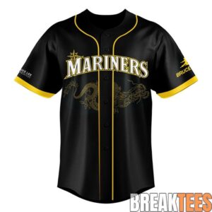 Seattle Mariners 2026 Bruce Lee Night Custom Baseball Jersey 1