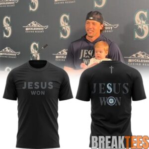 Seattle Mariners JESUS WON 2026 T-Shirt 1