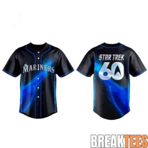 Seattle Mariners Star Trek 60th Anniversary Night 2026 Baseball Jersey 1