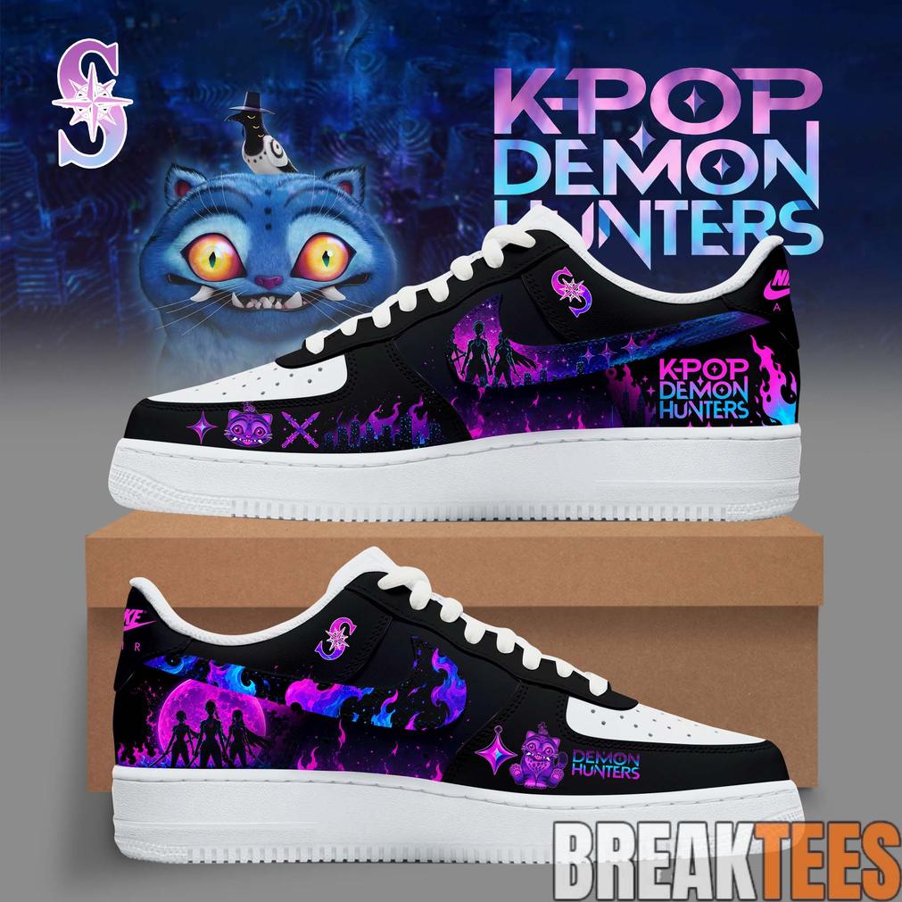 Seattle Mariners x KPop Demon Hunters Night 2026 AF1 Shoes Seattle Mariners x KPop Demon Hunters Night 2026 AF1 Shoes
