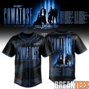 Skillet “Comatose 20 Years“ Special Baseball Jersey 1