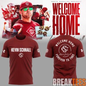 South Carolina Gamecocks “Welcome Home – Coach Kevin Schnall” 3D T-Shirt