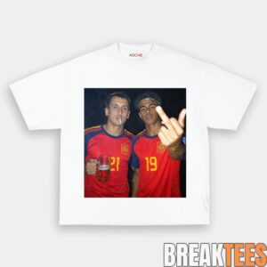 Spain Drunk Football Fans Graphic T-Shirt 2