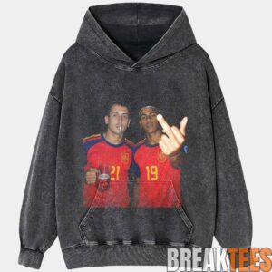 Spain Drunk Football Fans Graphic T-Shirt 5