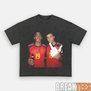 Spain Football Beer Cigarettes & Chaos T-Shirt 1