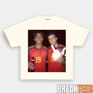 Spain Football Beer Cigarettes & Chaos T-Shirt 3