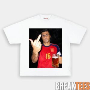Spain Football Drunk Smoke Repeat Tee 5