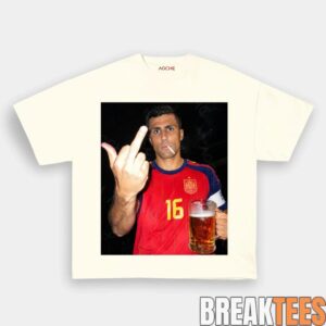 Spain Football Drunk Smoke Repeat Tee 6