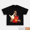 Spain Football Drunk Smoke Repeat Tee