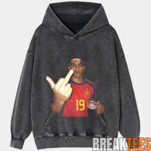 Spain Football Lamine Yamal Drunk Middle Finger T-Shirt 8