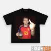 Spain Football Pedri Smoke & Beer Graphic Tee