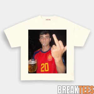 Spain Football Pedri Smoke & Beer Graphic Tee 1