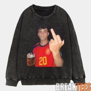 Spain Football Pedri Smoke & Beer Graphic Tee 2