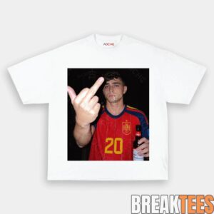 Spain Football Pedri Smoke & Beer Graphic Tee 5