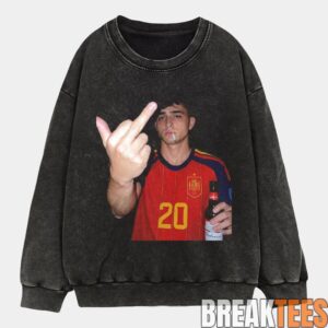 Spain Football Pedri Smoke & Beer Graphic Tee 7