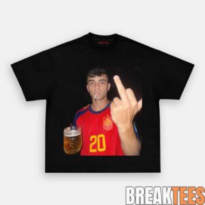 Spain Football Pedri Smoke & Beer Graphic Tee 9