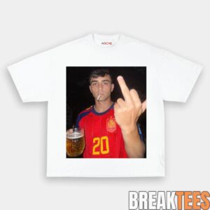 Spain Football Pedri Smoke & Beer Graphic Tee 11