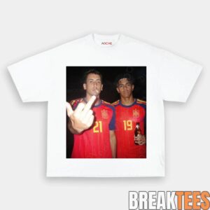 Spain Smoke Beer Football Culture Tee 2
