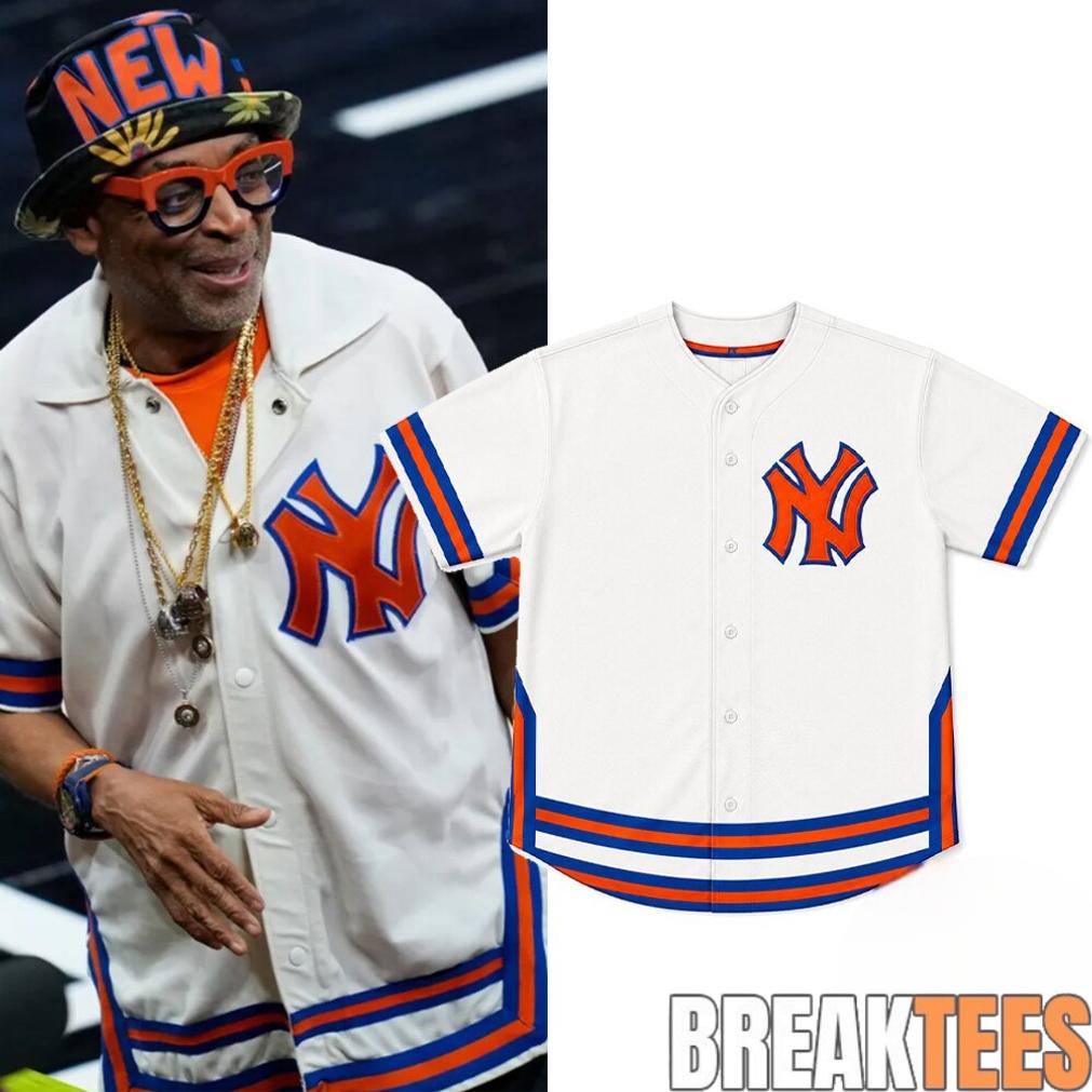 Spike Lee 2026 NBA Finals Knicks Vs Spurs Jersey Spike Lee 2026 NBA Finals Knicks Vs Spurs Jersey