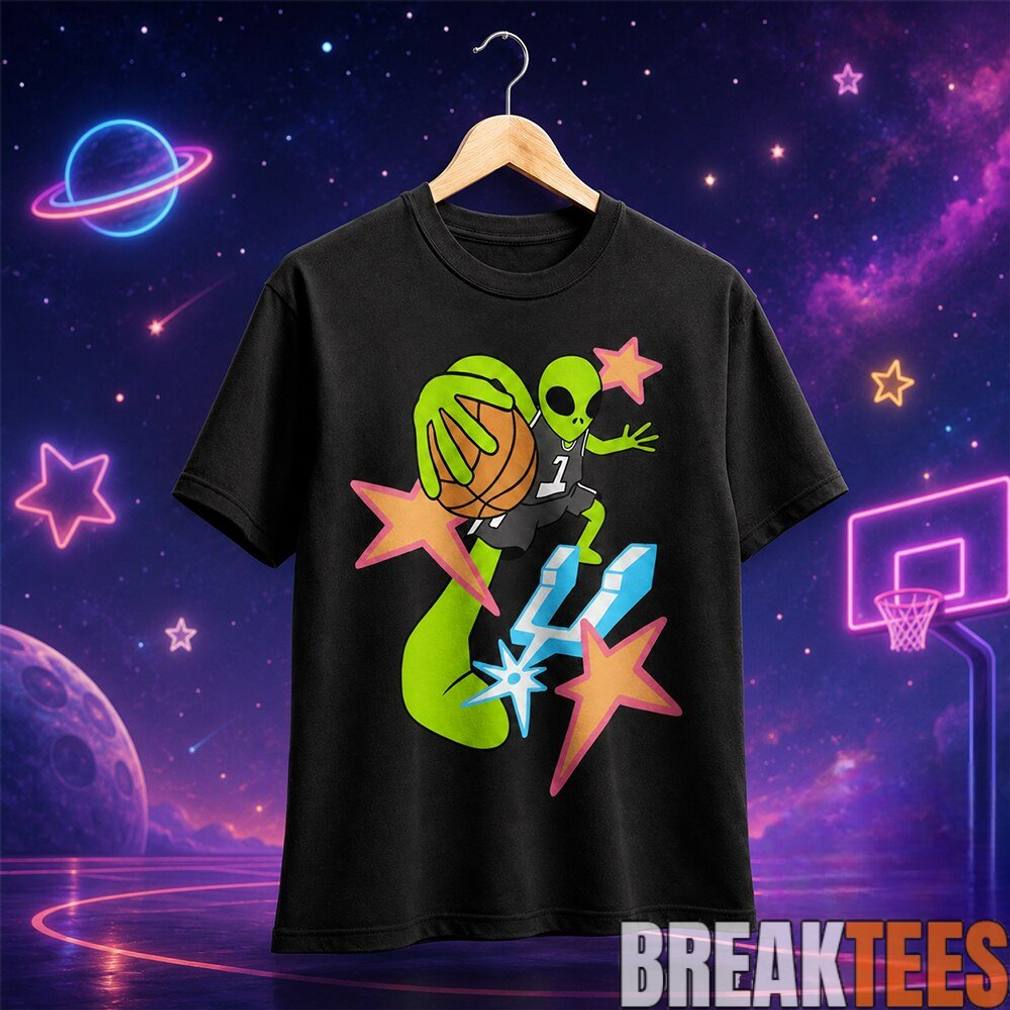 Spurs Conference Finals Wemby Alien Shirt Spurs Conference Finals Wemby Alien Shirt