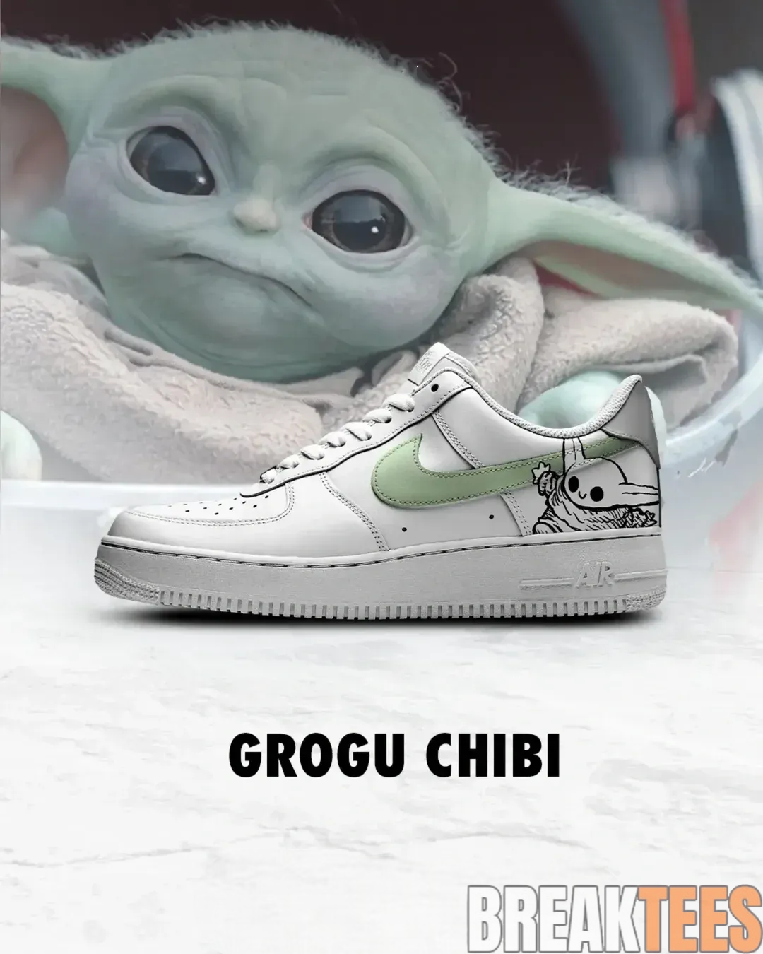 Star Wars Grogu Chibi AF1 Star Wars Grogu Chibi AF1