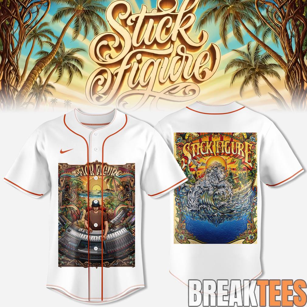 Stick Figure Enjoy The Ride Tour Special Baseball Jersey Stick Figure Enjoy The Ride Tour Special Baseball Jersey
