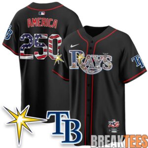 Tampa Bay Rays Independence Day 250 Years USA Special Baseball Jersey
