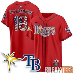 Tampa Bay Rays Independence Day 250 Years USA Special Baseball Jersey 2