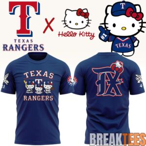 Texas Rangers x Hello Kitty Night Limited T-Shirt