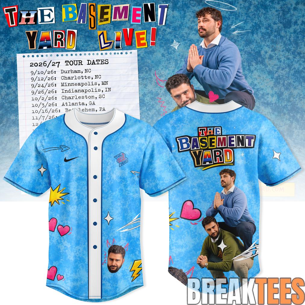 The Basement Yard Live 2026 Baseball Jersey The Basement Yard Live 2026 Baseball Jersey