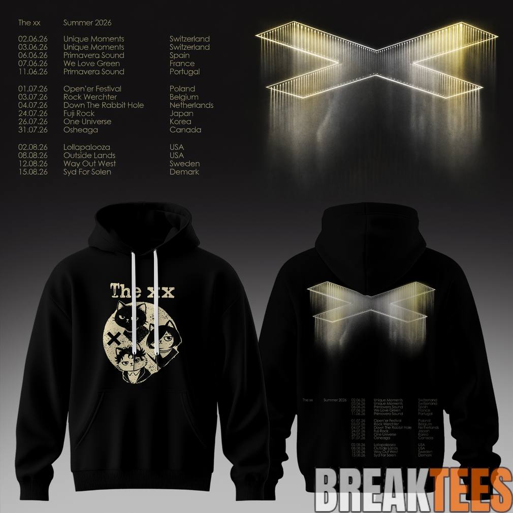 The XX Summer Tour 2026 Hoodie The XX Summer Tour 2026 Hoodie