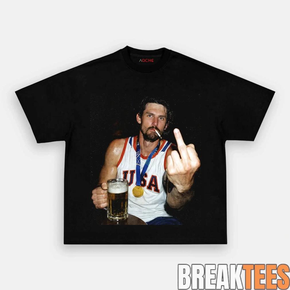 USA Hockey CONNOR After Hours Middle Finger Shirt USA Hockey CONNOR After Hours Middle Finger Shirt