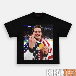 USA Hockey Jack Hughes Champion Graphic Shirt 6