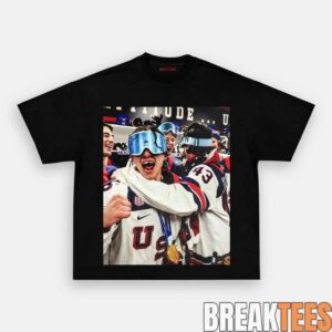 USA Hockey Jack Hughes Champion Graphic Shirt 7