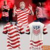 USMNT 2026 Stripes Match Black Baseball Jacket