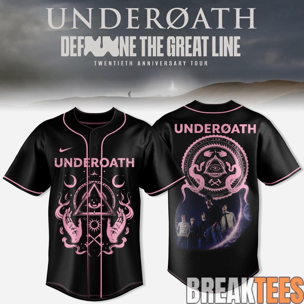 Underoath x Define The Great Line 20th Anniversary Baseball Jersey Underoath x Define The Great Line 20th Anniversary Baseball Jersey