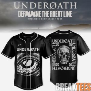 Underoath x Define The Great Line 20th Anniversary Baseball Jersey 1 Underoath x Define The Great Line 20th Anniversary Baseball Jersey 1