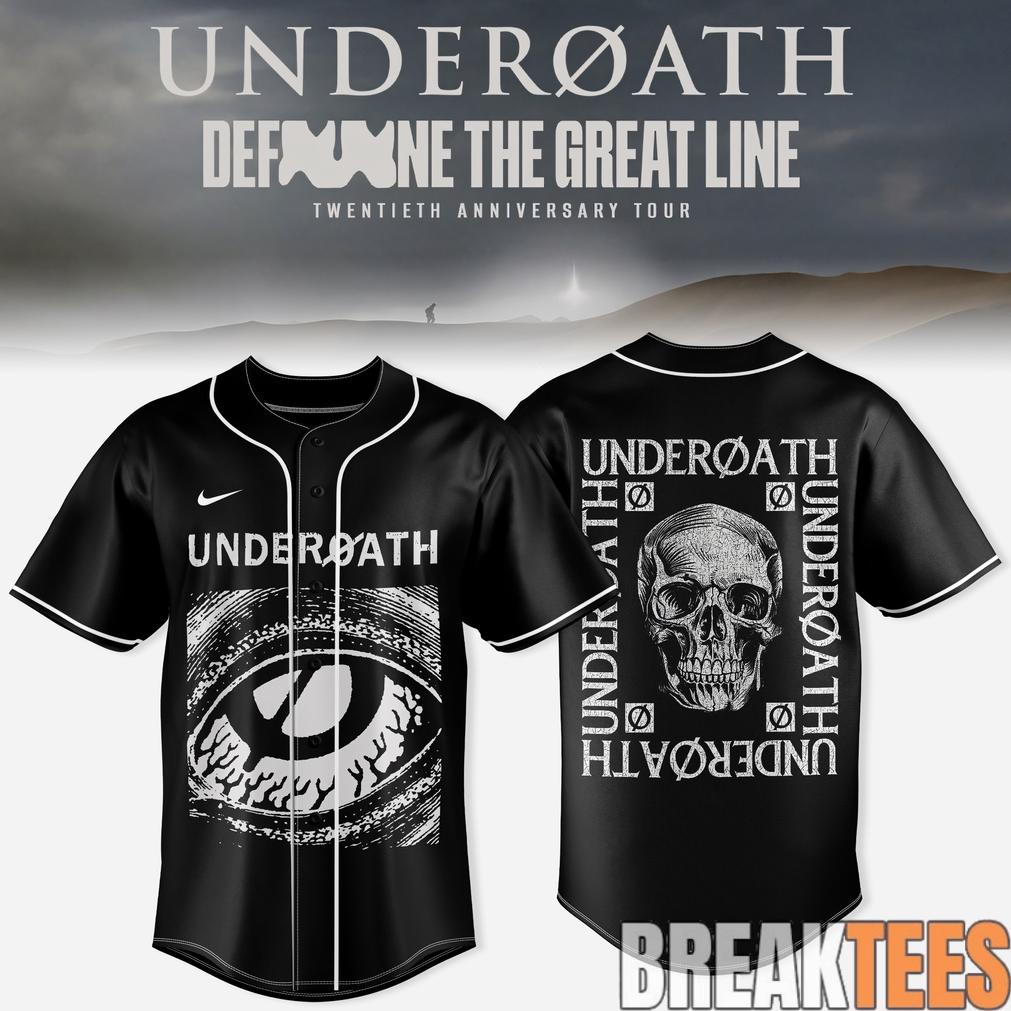 Underoath x Define The Great Line 20th Anniversary Baseball Jersey Underoath x Define The Great Line 20th Anniversary Baseball Jersey