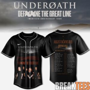 Underoath x Define The Great Line 20th Anniversary Baseball Jersey 2 Underoath x Define The Great Line 20th Anniversary Baseball Jersey 2