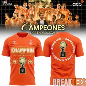Valencia Basket 2026 Liga Endesa Champions Tee